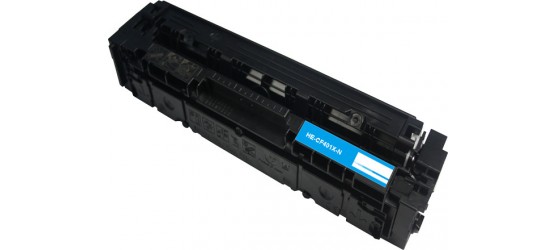 Cartouche laser HP CF401X (201X) haute capacité, remise à neuf, cyan